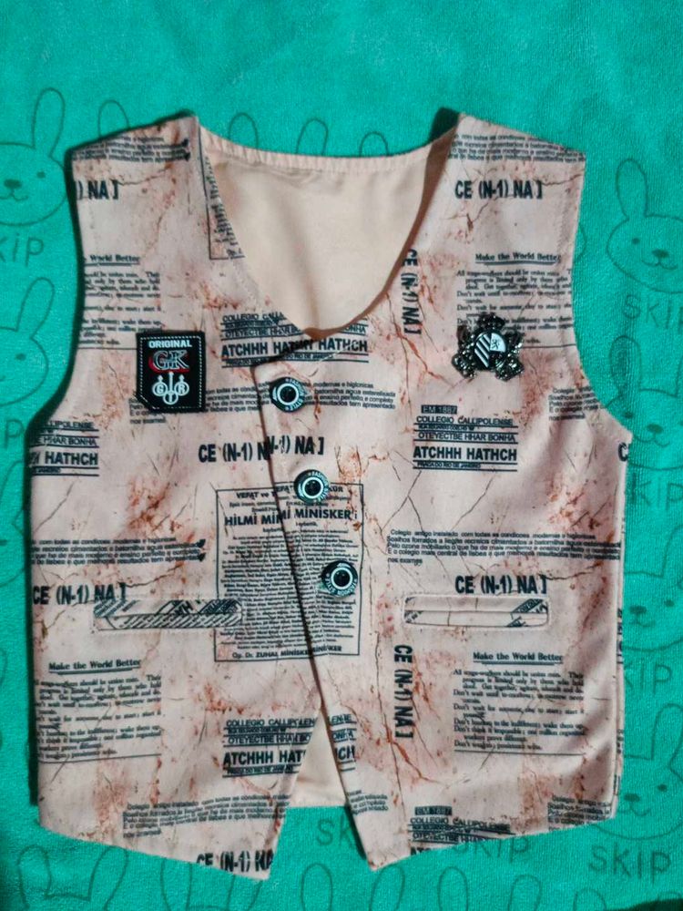 Printed Vest