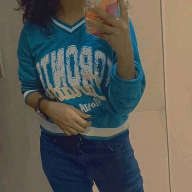 Green Printed Sweatshirt
