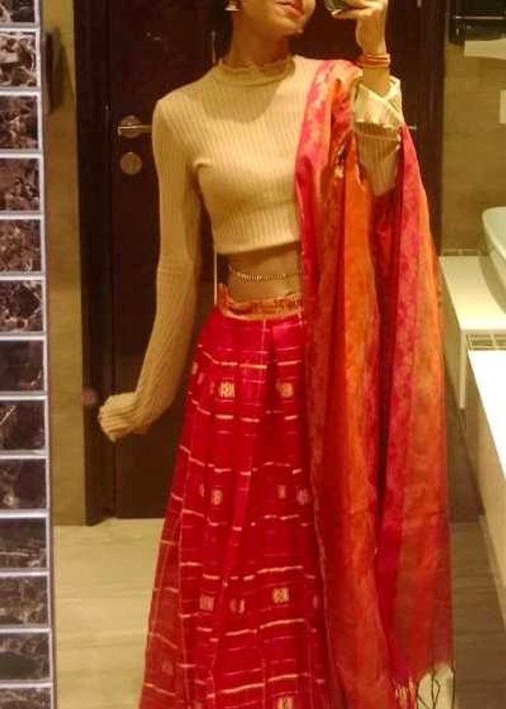 Ethnic Lehenga Choli with top