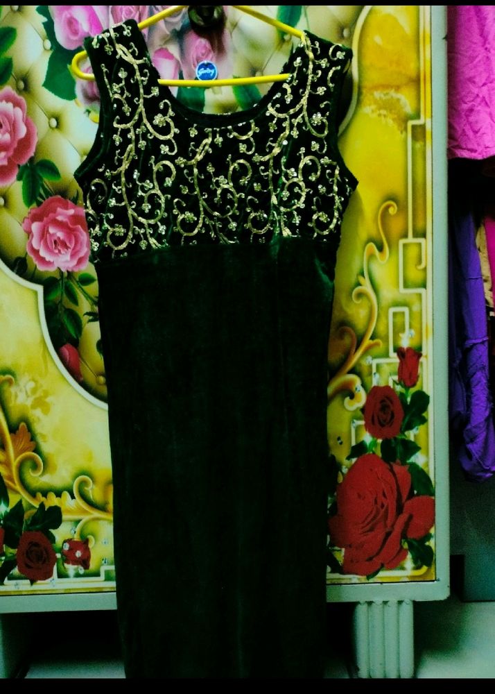 Velvet Kurti With Pant &amp; Banarasi Duppata Combo