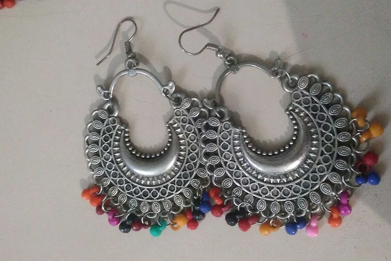 Ethnic Chandbali Earrings