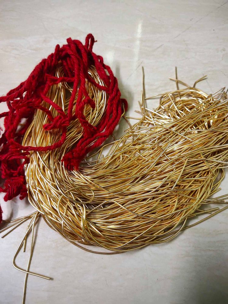 Gold Zardosi Shine Finish