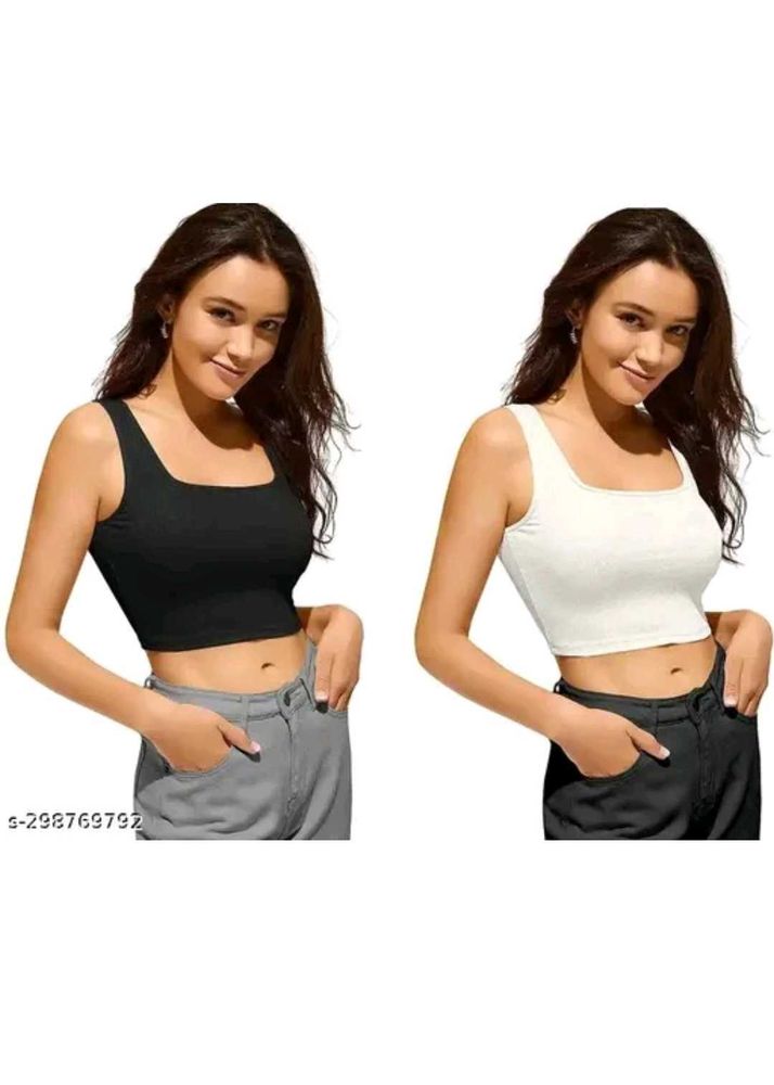 Cute Crop Top Set
