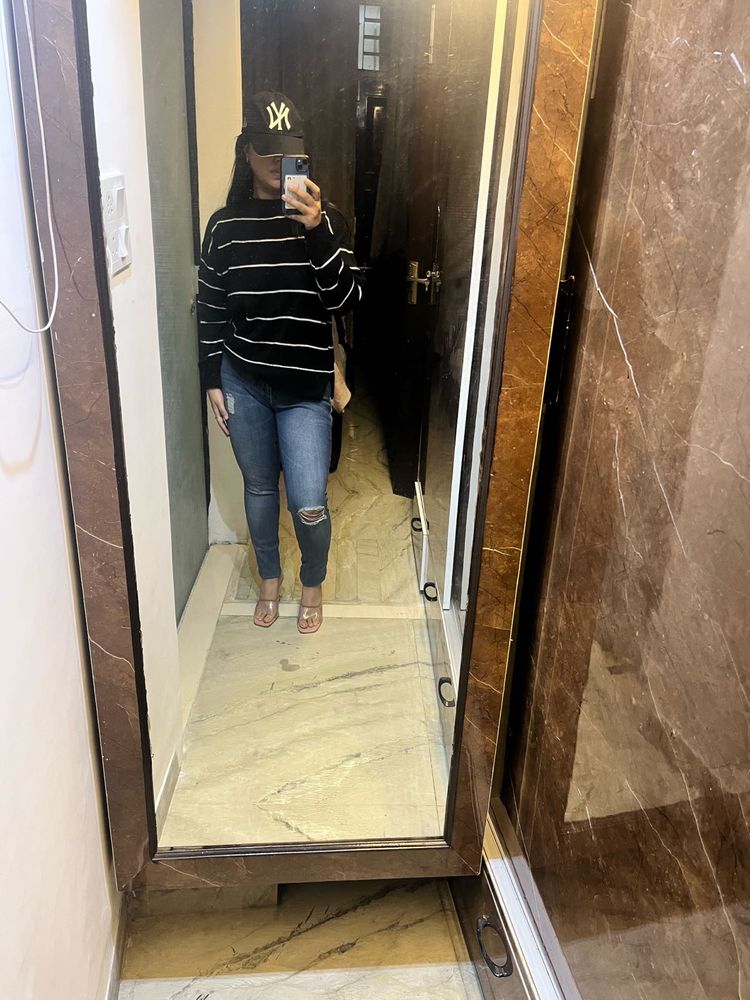 Worn Once Denims On My Birthday- Stretchable