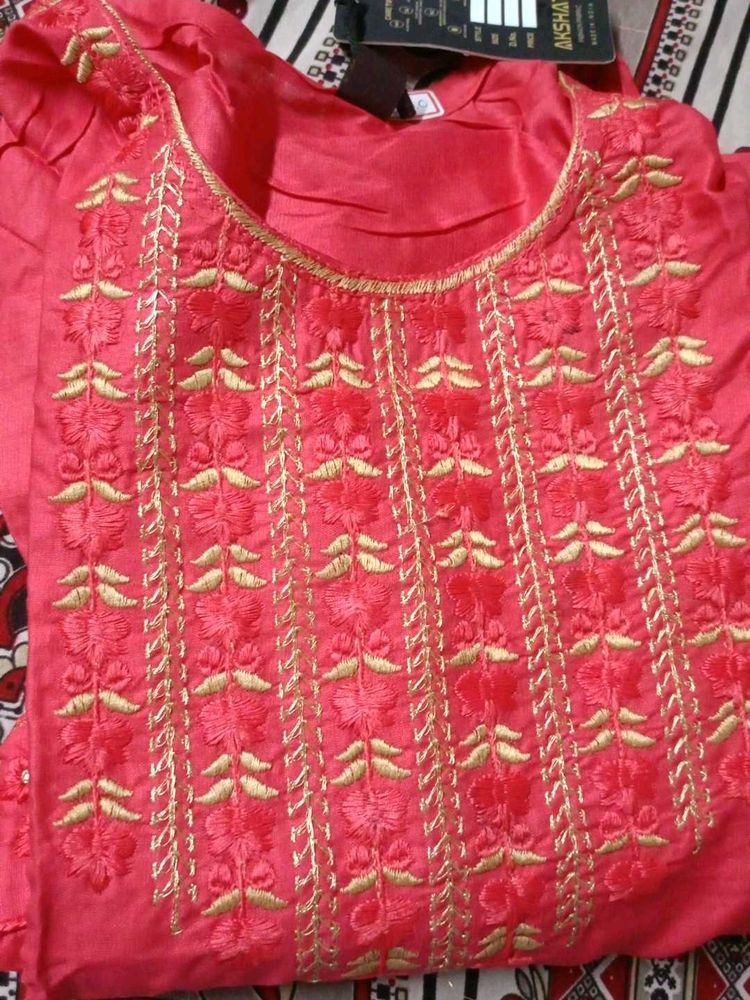 Elegant Embroidered Kurta