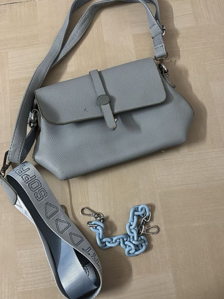 Stylish Blue Crossbody Bag