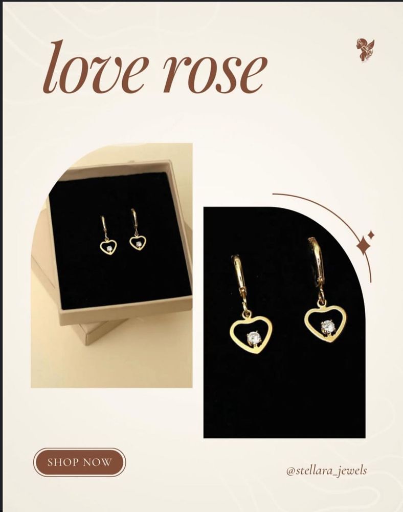 Love Rose Earrings