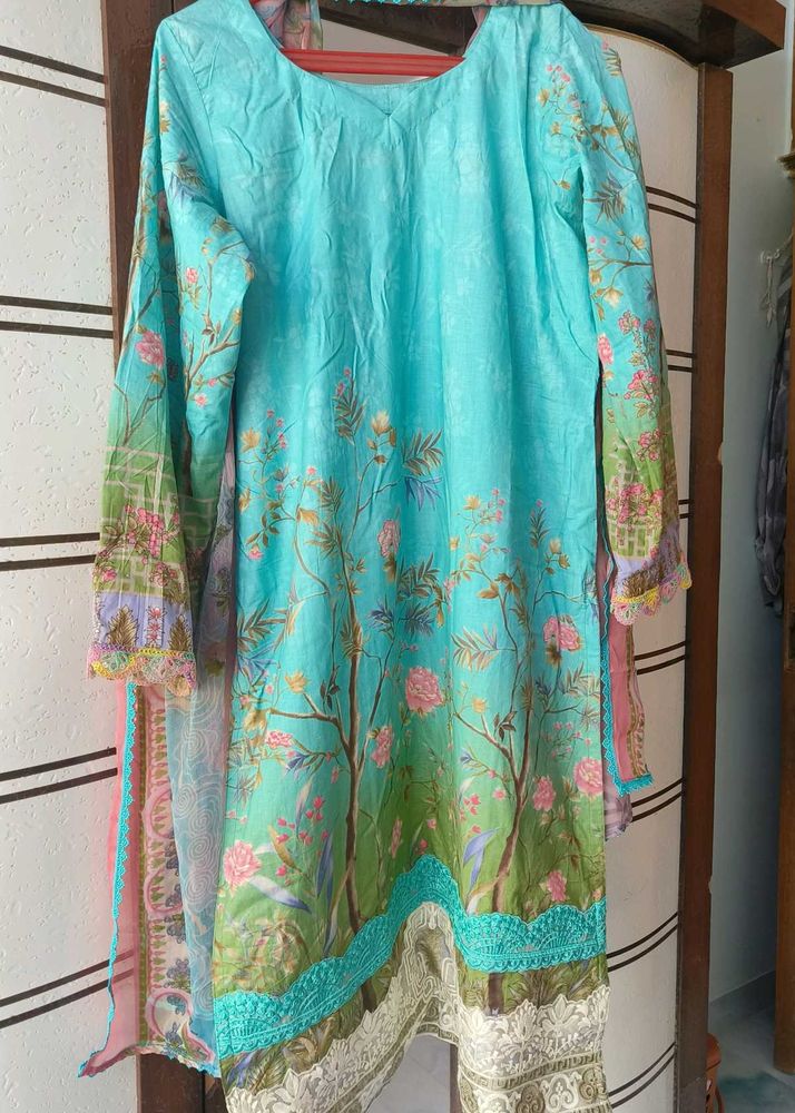 New Pakistani Patchwork Lawn