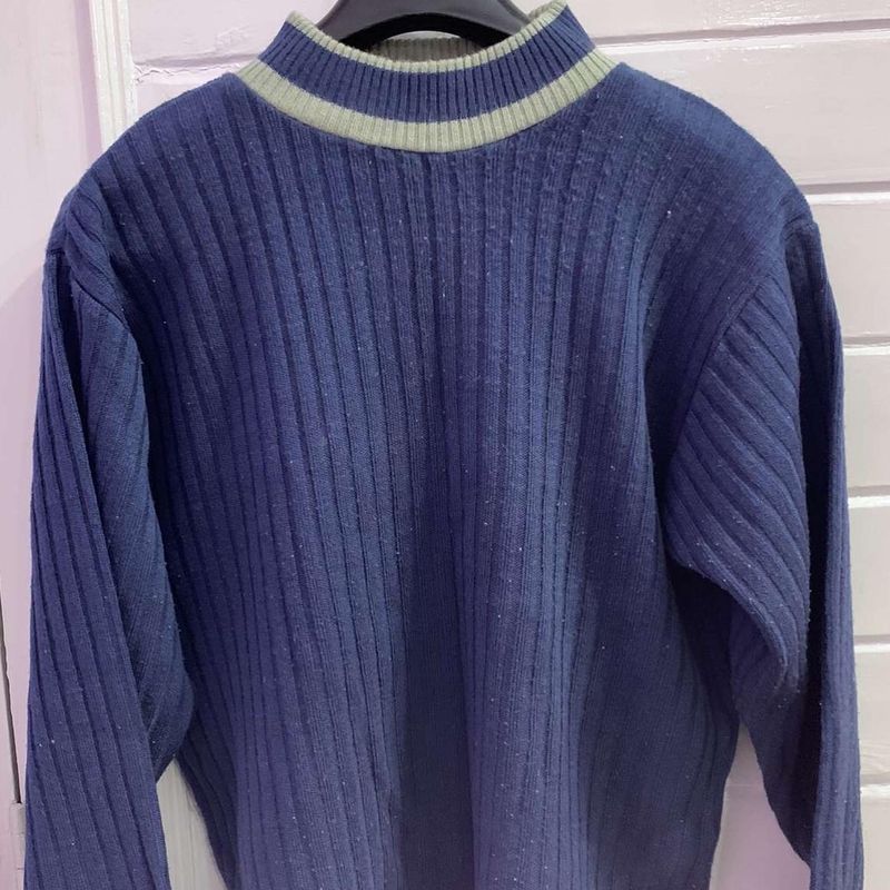 Vintage Korean Ribbed Pullover