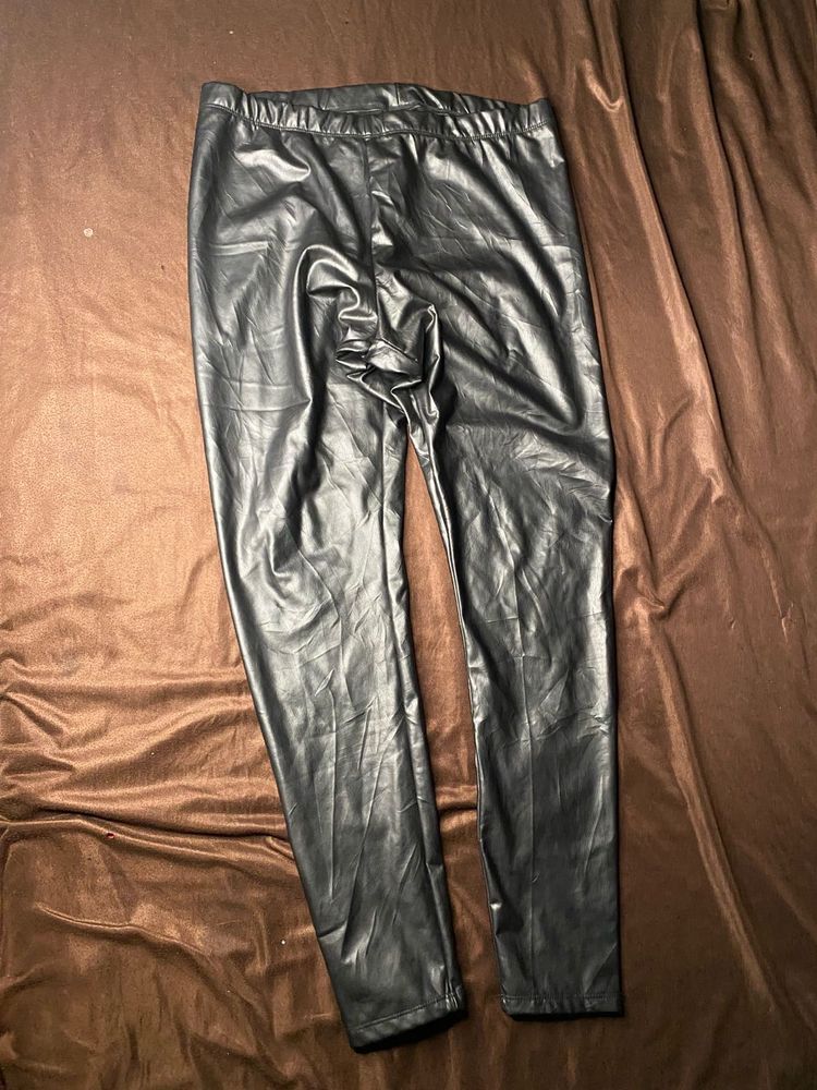 H&amp;M Faux Leather bottom