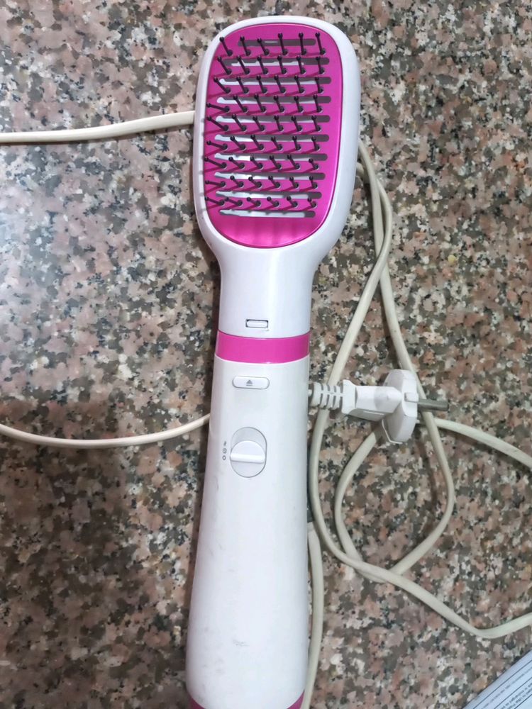 Philips HP8658 Essential Care Air Straightener White &amp; Pink