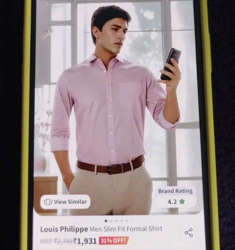 Pink Formal Louis Philippe Shirt