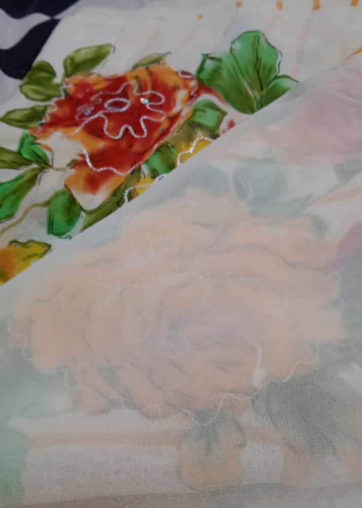 Printed Saree