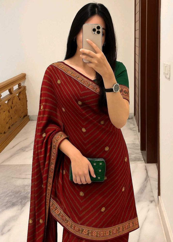 Party Wear Festive Heavy Designer Saree + Blouse