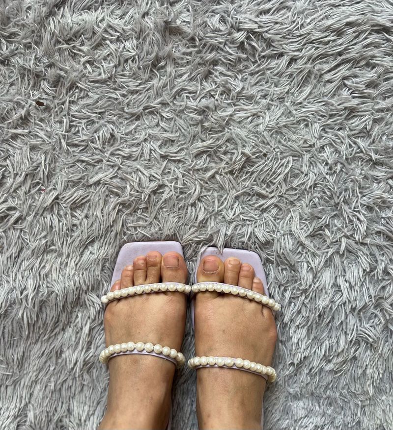Lavender Pearl Sandals