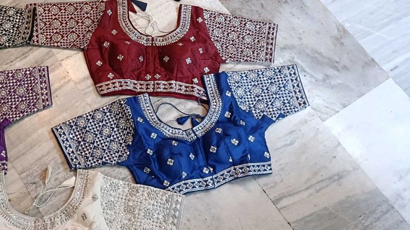 Pick Any 3 Silver Heavy Blouse