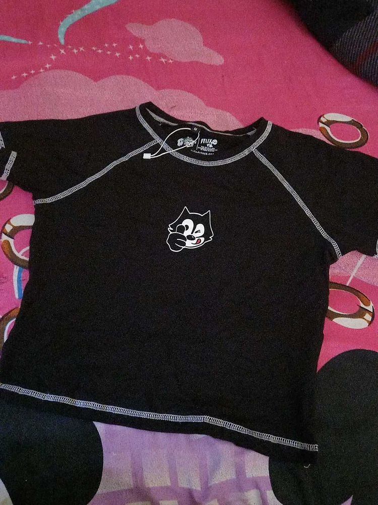 Felix the Cat Black T-Shirt