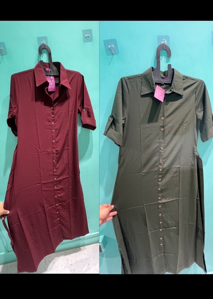 2 Uptownie Shirt Dress Combo