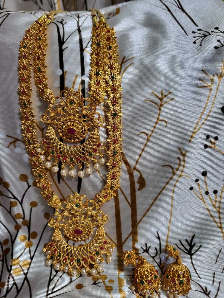 Beautiful Double Necklace Set For Women
