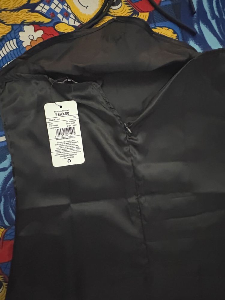 Sleek Black Dress - New with Tags