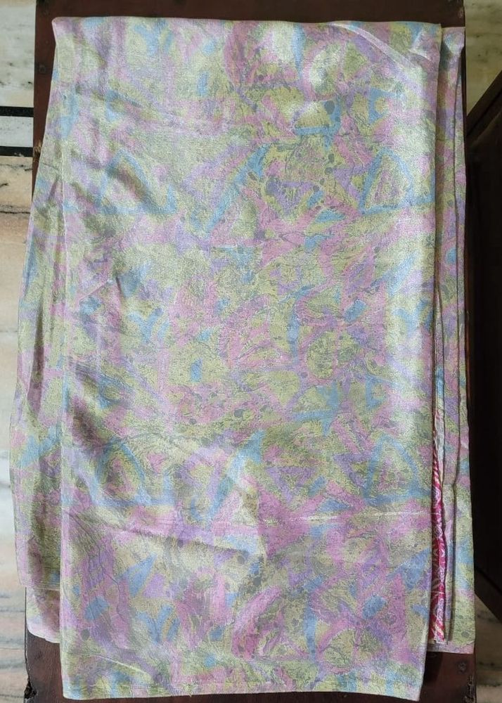 Off White Multicolour Silk Saree