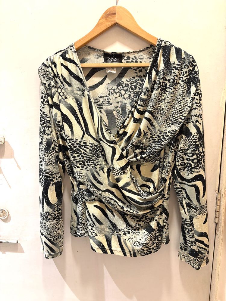 Beautiful Over Size Wrap Top