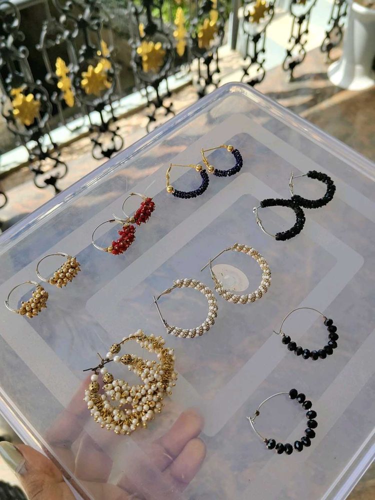 Combo Of Hoop Earrings