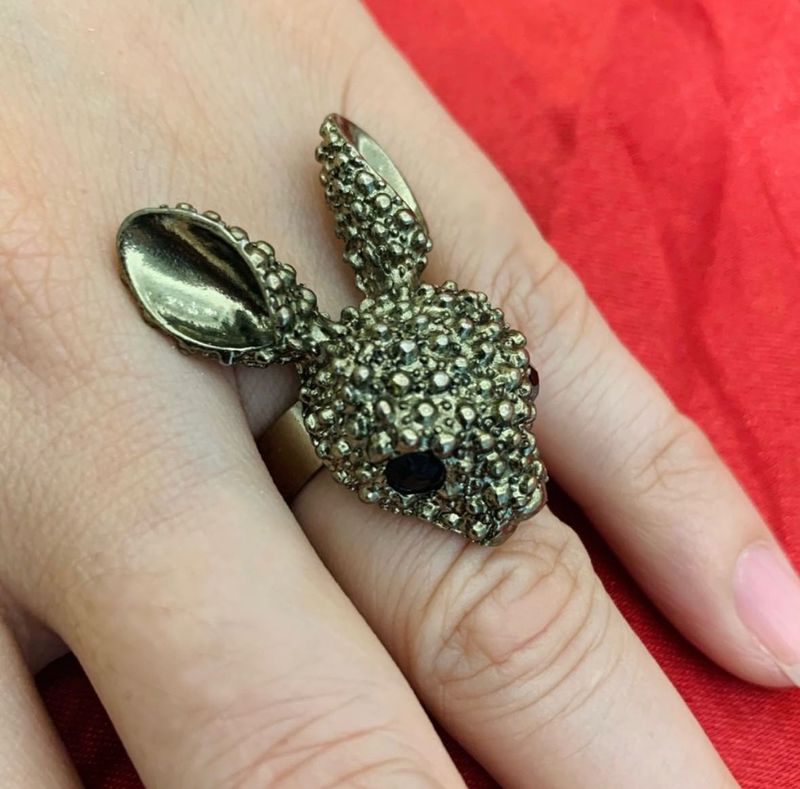 Deer Cocktail Statement Ring