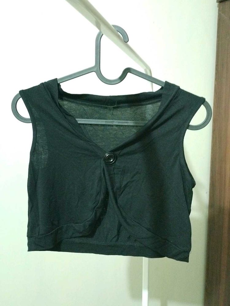 Black Sleeveless Top