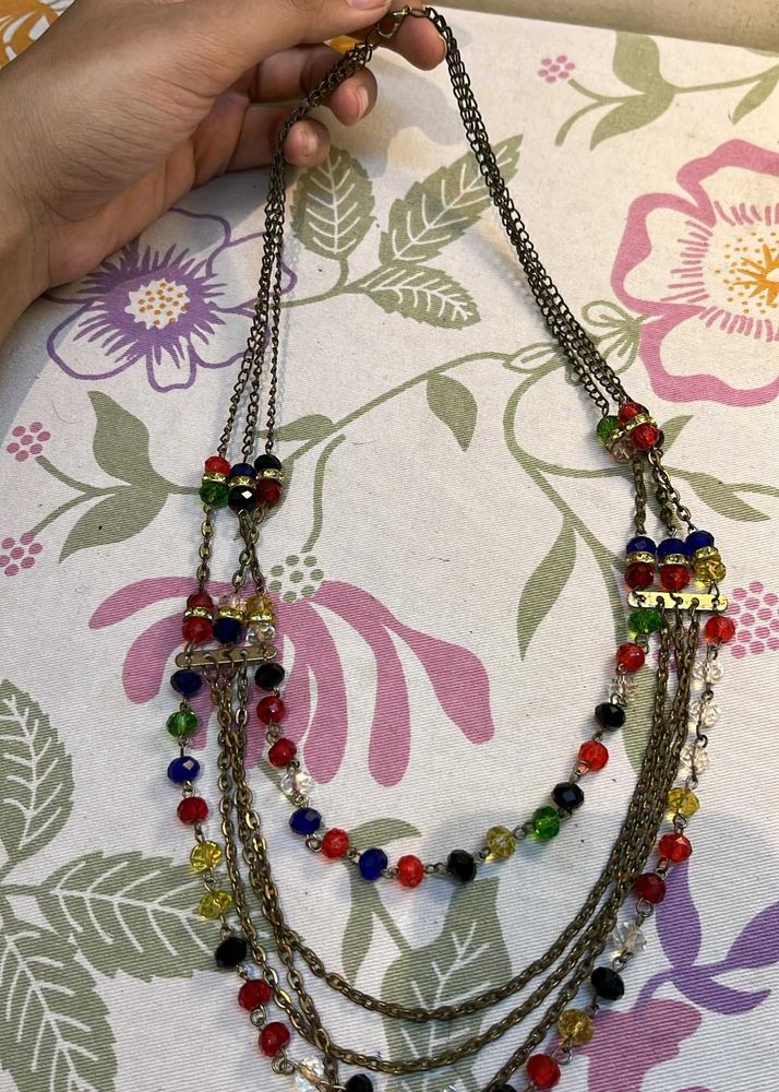 Beaded Layered Necklace