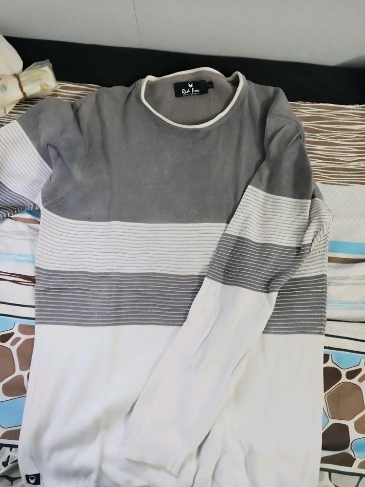 Stylish Striped Crew Neck T-shirt