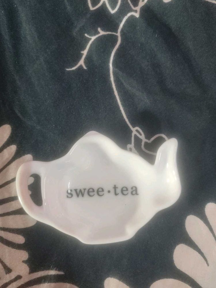 Sweet Tea Teapot Shaped Spoon Rest