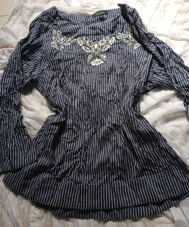 Grunge Park Avenue Stripped Top