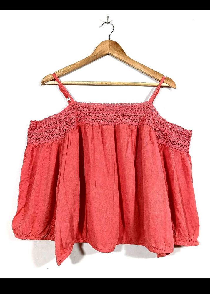 Off Shoulder Faded Top