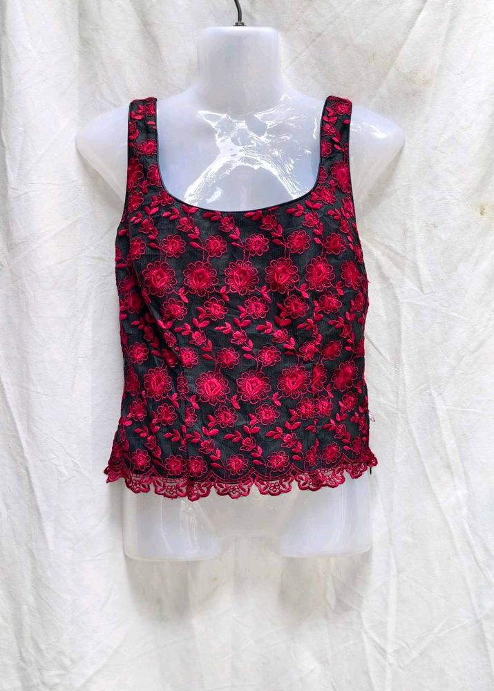 59259. Floral Lace Tank Top