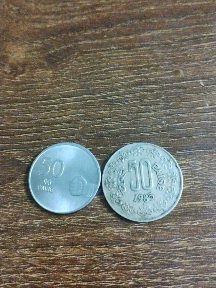 50 Paise Coins For 2