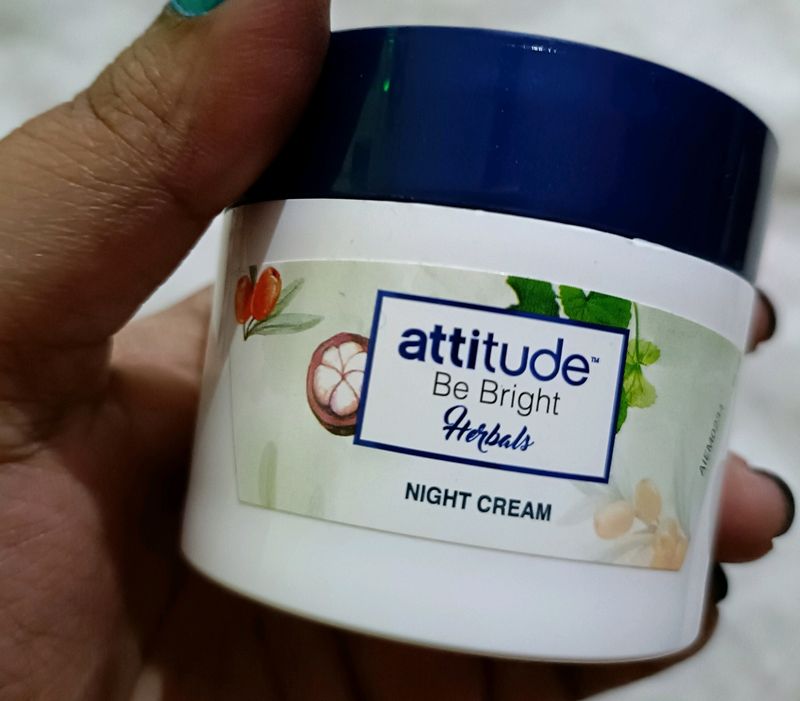 Amway Herbal Attitude Be Bright Night Cream