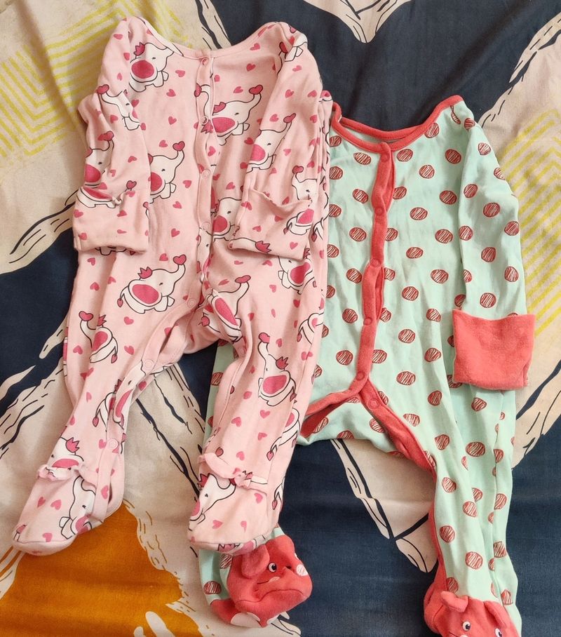 Babyoye Combo Romper 3-6 Month Baby