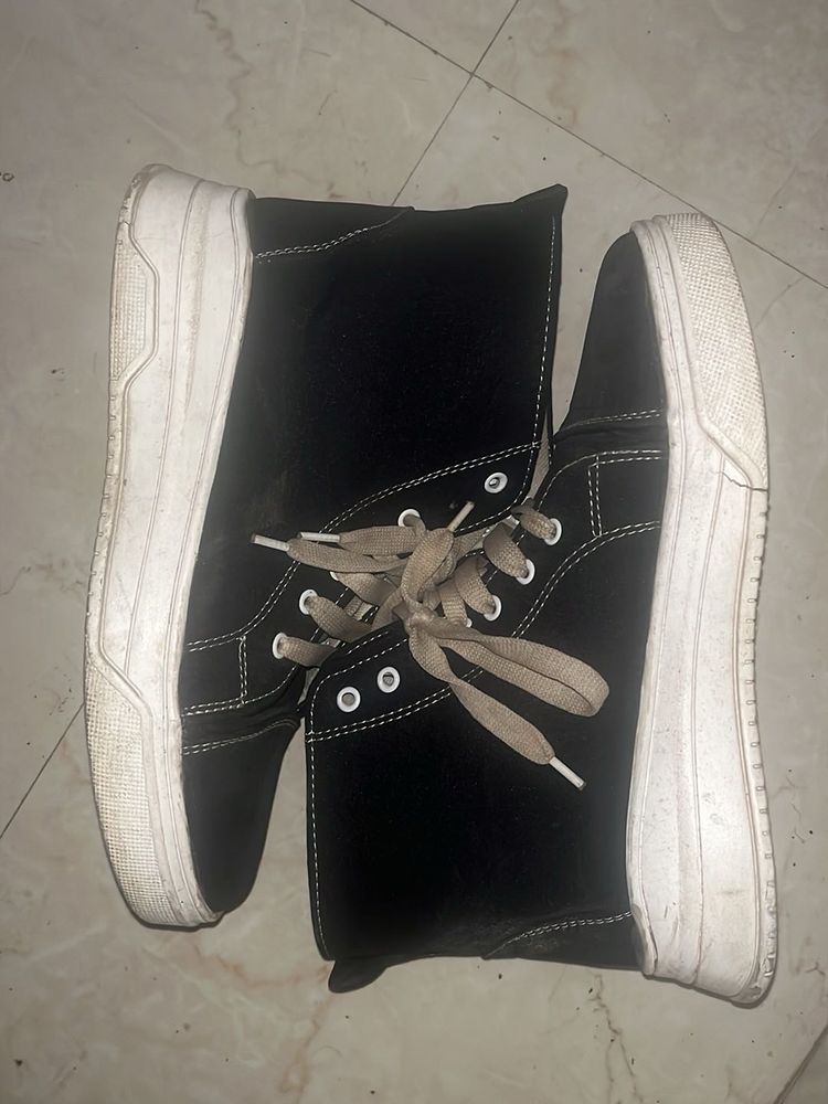 Black High Top Sneakers