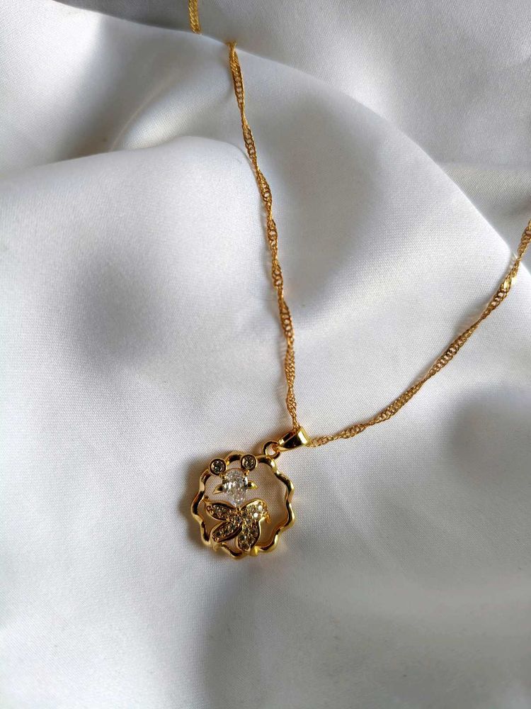 Gold Butterfly Necklace