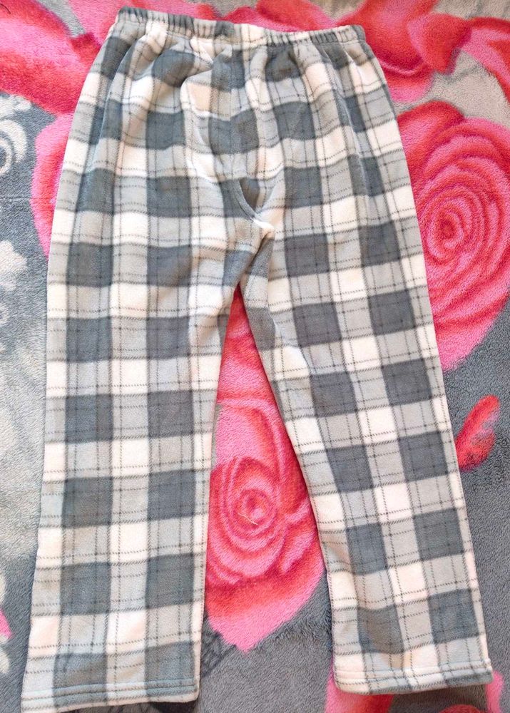 Korean Cozy Plaid Lounge Pants