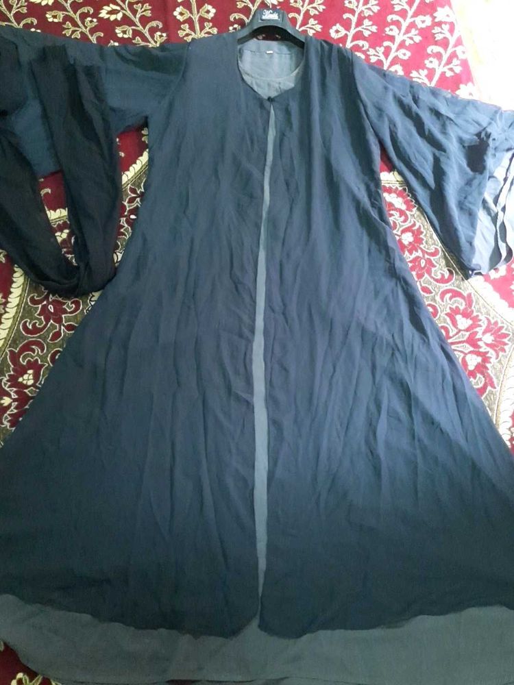 Double Layered Abaya Made In UAE
