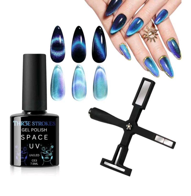 THR3E STROKES uv Nail gel and tool