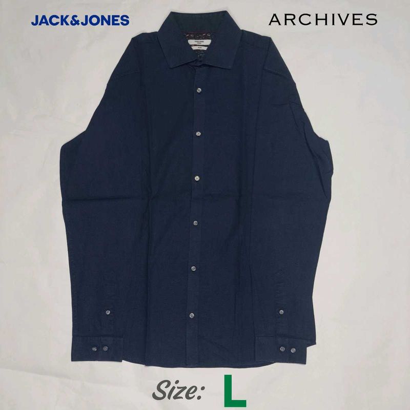 JACK&amp;JONES Navy Blue Shirt