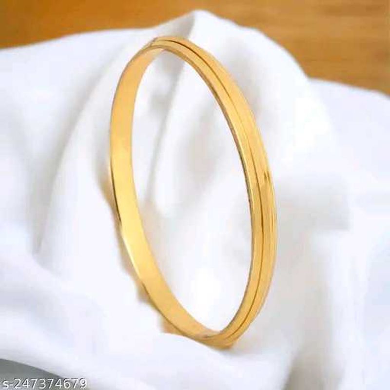 Artificial Jewellery Daily Wear Mens Kada Gold