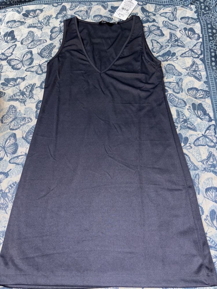 Casual Black Mini Dress