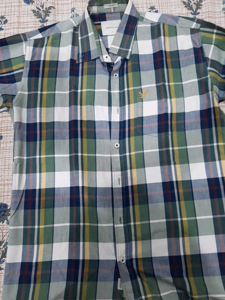 American Eagle Plaid Shirt