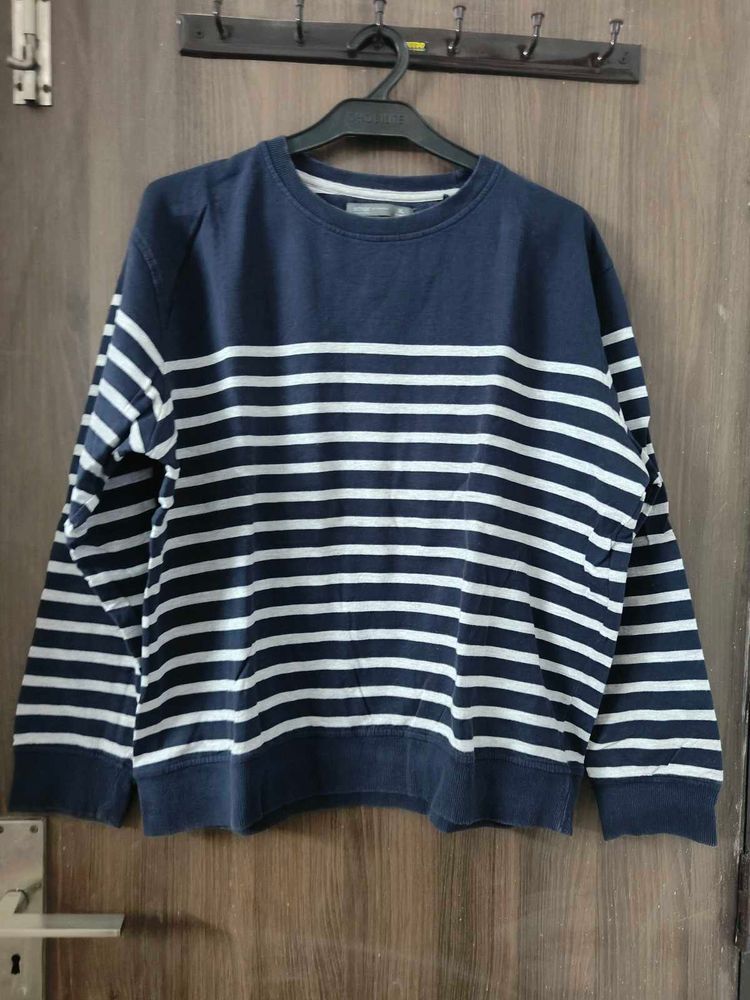 Striped Navy Blue Sweater