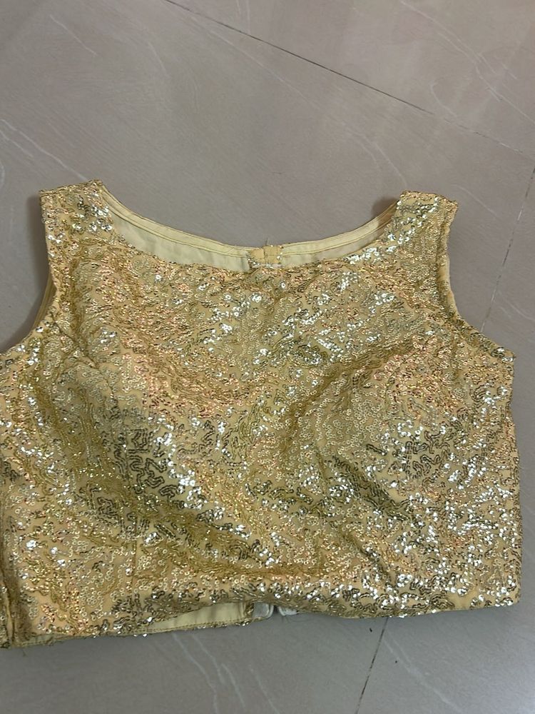 Golden Sequin Blouse