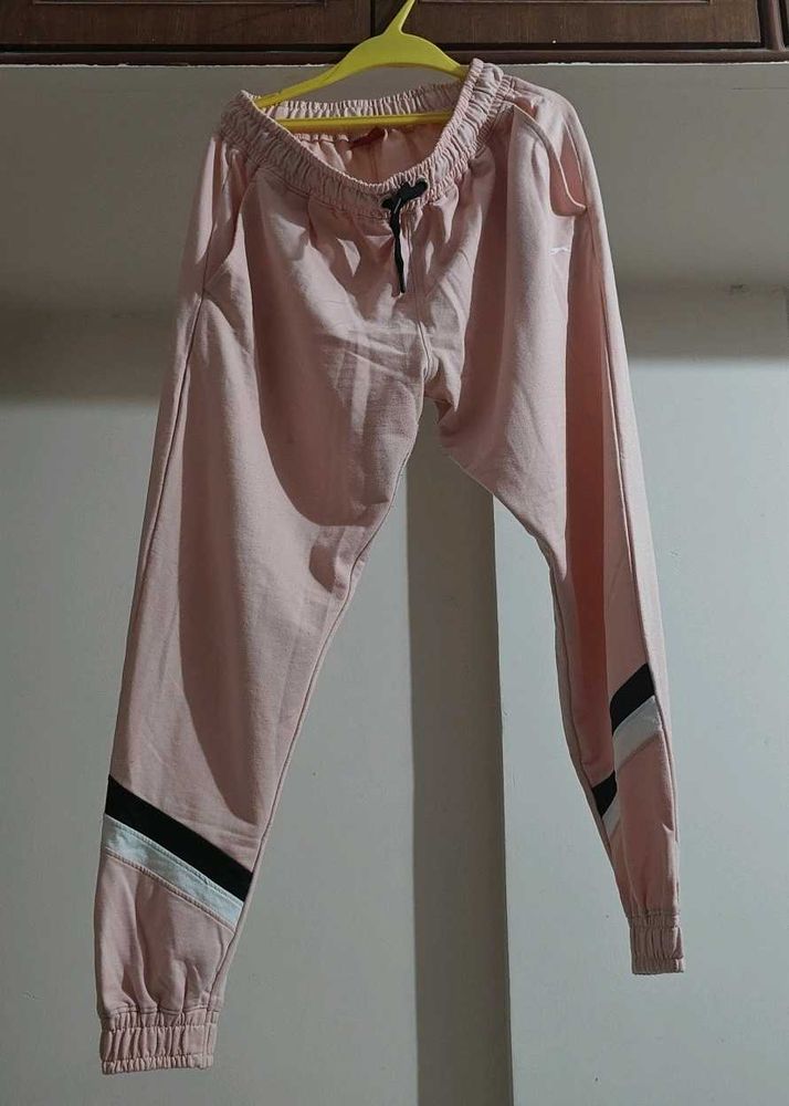 Pink Casual Joggers